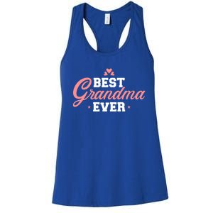 Best Grandma Ever Gift Women's Racerback Tank