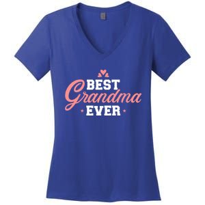 Best Grandma Ever Gift Women's V-Neck T-Shirt