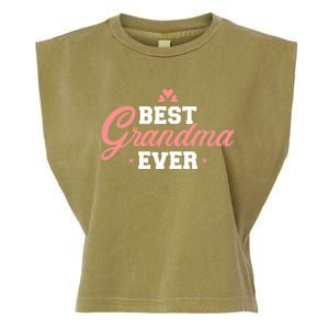 Best Grandma Ever Gift Garment-Dyed Women's Muscle Tee