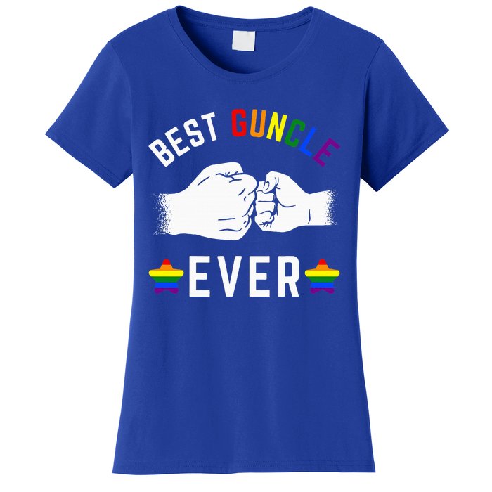 Best Guncle Ever Rainbow Pride G.A.Y Uncle Women's T-Shirt