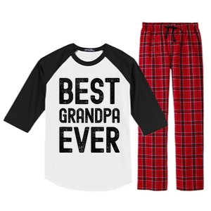 Best Grandpa Ever FatherS Day Saying For The Best Grandad Raglan Sleeve Pajama Set