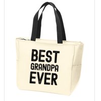 Best Grandpa Ever FatherS Day Saying For The Best Grandad Zip Tote Bag