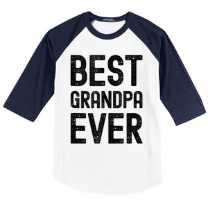 Best Grandpa Ever FatherS Day Saying For The Best Grandad Baseball Sleeve Shirt