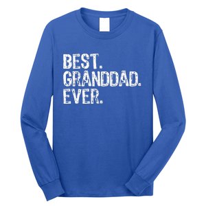 Best Granddad Ever Family Cool Granddad Long Sleeve Shirt