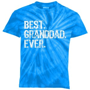 Best Granddad Ever Family Cool Granddad Kids Tie-Dye T-Shirt