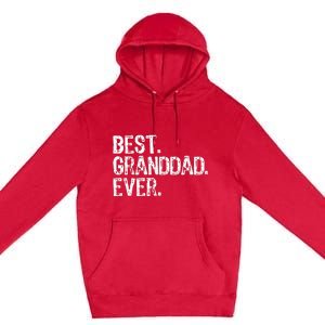 Best Granddad Ever Family Cool Granddad Premium Pullover Hoodie