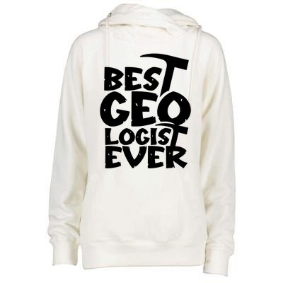 Best Geologist Ever Job Stone Geology Student Meaningful Gift Womens Funnel Neck Pullover Hood