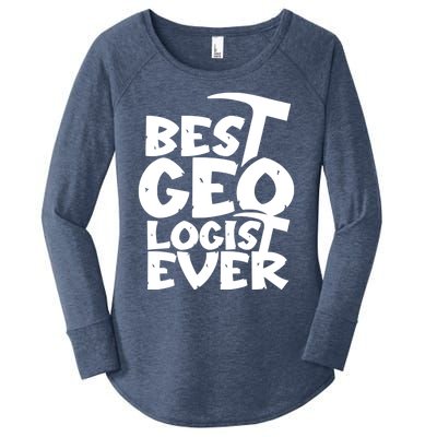 Best Geologist Ever Job Stone Geology Student Meaningful Gift Women's Perfect Tri Tunic Long Sleeve Shirt