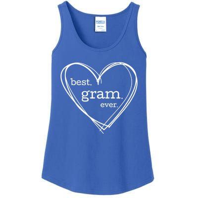 Best Gram Ever Funny Gift (National Grandparents Day) Ladies Essential Tank