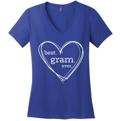 Best Gram Ever Funny Gift (National Grandparents Day) Women's V-Neck T-Shirt