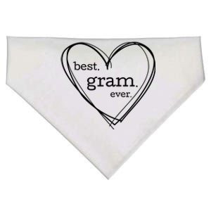 Best Gram Ever Funny Gift (National Grandparents Day) USA-Made Doggie Bandana