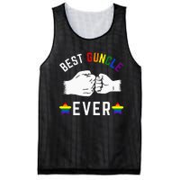 Best Guncle Ever Rainbow Colors Fistbump Pride G.A.Y Uncle Mesh Reversible Basketball Jersey Tank