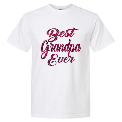 Best Grandpa Ever National Grandparents Day Stitches Design Funny Gift Garment-Dyed Heavyweight T-Shirt