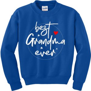 Best Grandma Ever Grandma Kids Sweatshirt