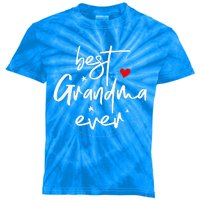 Best Grandma Ever Grandma Kids Tie-Dye T-Shirt