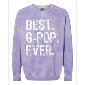 Best GPop Ever Family Cool Funny Gpop Colorblast Crewneck Sweatshirt