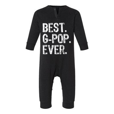 Best GPop Ever Family Cool Funny Gpop Infant Fleece One Piece