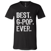 Best GPop Ever Family Cool Funny Gpop V-Neck T-Shirt