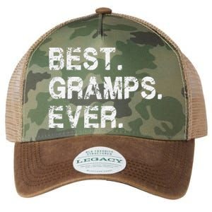 Best Gramps Ever Funny Birthday Fathers Day for Gramps Legacy Tie Dye Trucker Hat