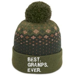 Best Gramps Ever Funny Birthday Fathers Day for Gramps The Baniff Cuffed Pom Beanie