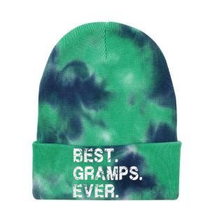 Best Gramps Ever Funny Birthday Fathers Day for Gramps Tie Dye 12in Knit Beanie