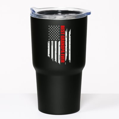 Best Grandpa Ever Vintage American Flag Tumbler