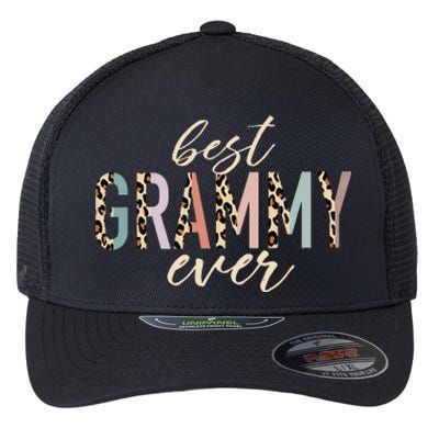 Best Grammy Ever Gifts Leopard Print Mothers Day Flexfit Unipanel Trucker Cap