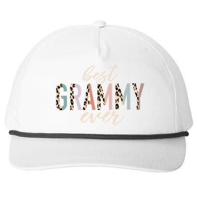 Best Grammy Ever Gifts Leopard Print Mothers Day Snapback Five-Panel Rope Hat