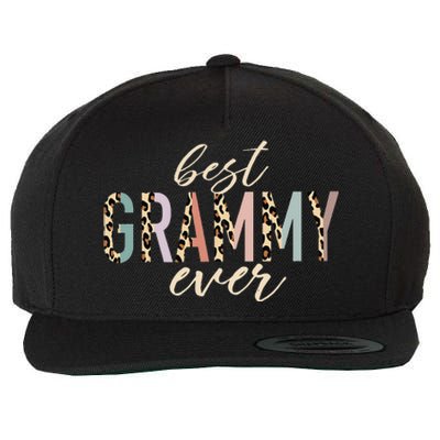 Best Grammy Ever Gifts Leopard Print Mothers Day Wool Snapback Cap