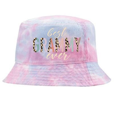 Best Grammy Ever Gifts Leopard Print Mothers Day Tie-Dyed Bucket Hat