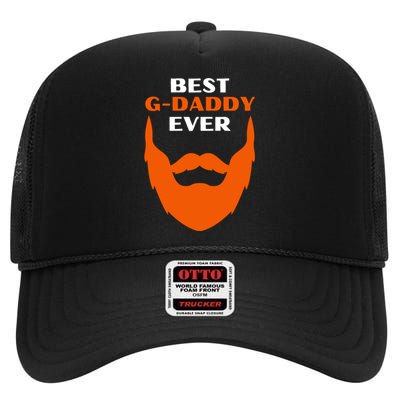 Best Gdaddy Ever Family Funny Gdaddy High Crown Mesh Back Trucker Hat