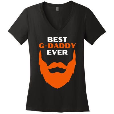 Best Gdaddy Ever Family Funny Gdaddy Women's V-Neck T-Shirt
