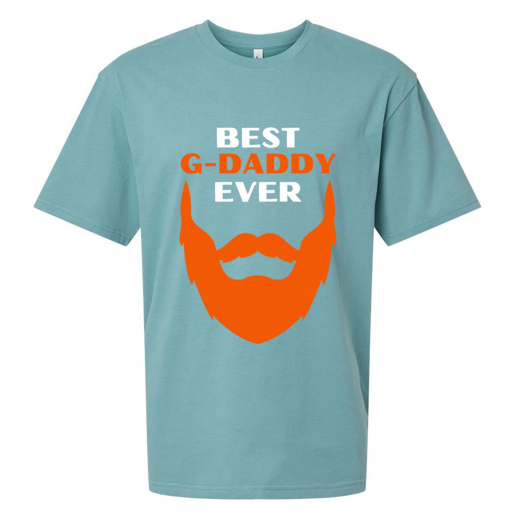 Best Gdaddy Ever Family Funny Gdaddy Sueded Cloud Jersey T-Shirt