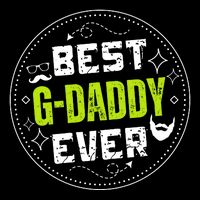 Best Gdaddy Ever Funny Retro Vintage Gdaddy Button