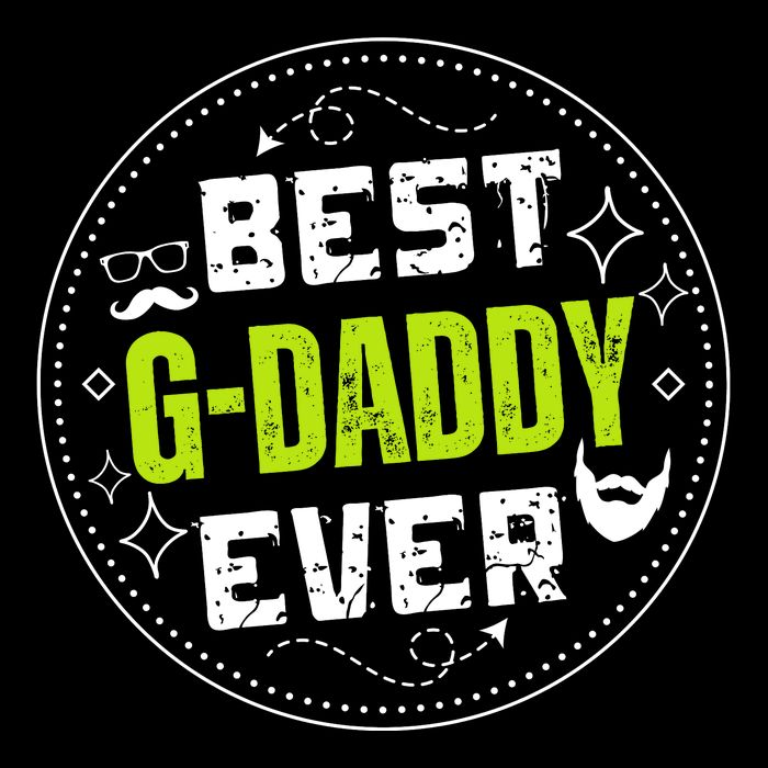 Best Gdaddy Ever Funny Retro Vintage Gdaddy Button