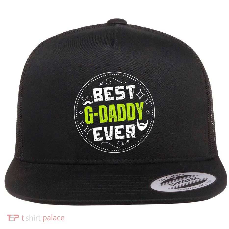 Best Gdaddy Ever Funny Retro Vintage Gdaddy Flatbill Hat
