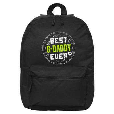 Best Gdaddy Ever Funny Retro Vintage Gdaddy 16 in Basic Backpack