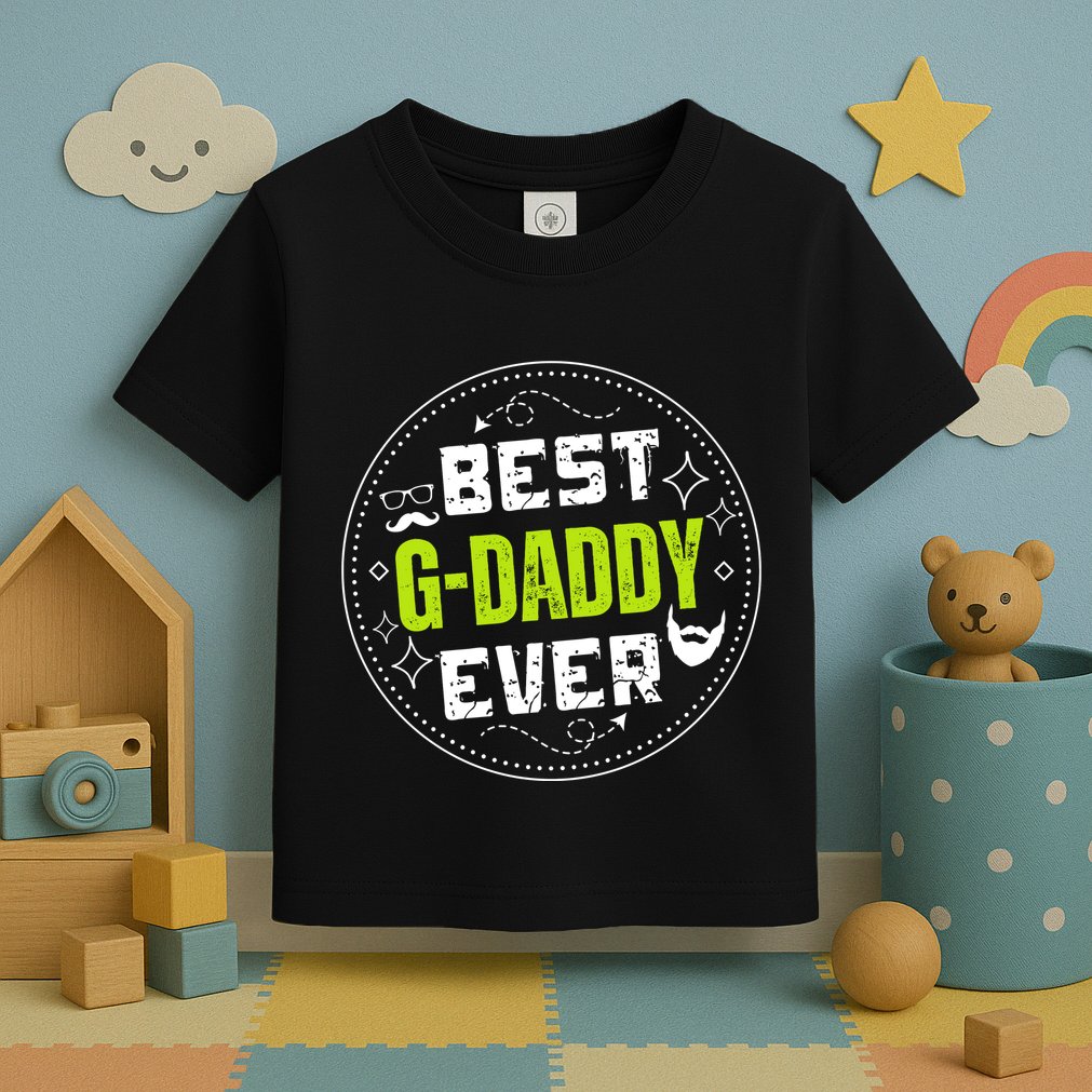 Best Gdaddy Ever Funny Retro Vintage Gdaddy Toddler T-Shirt