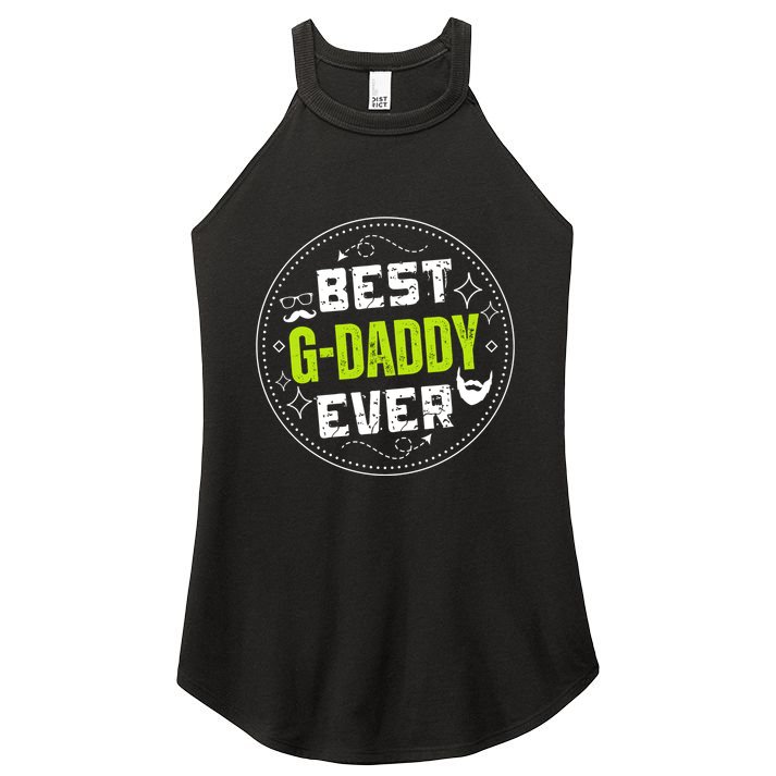 Best Gdaddy Ever Funny Retro Vintage Gdaddy Women's Perfect Tri Rocker Tank