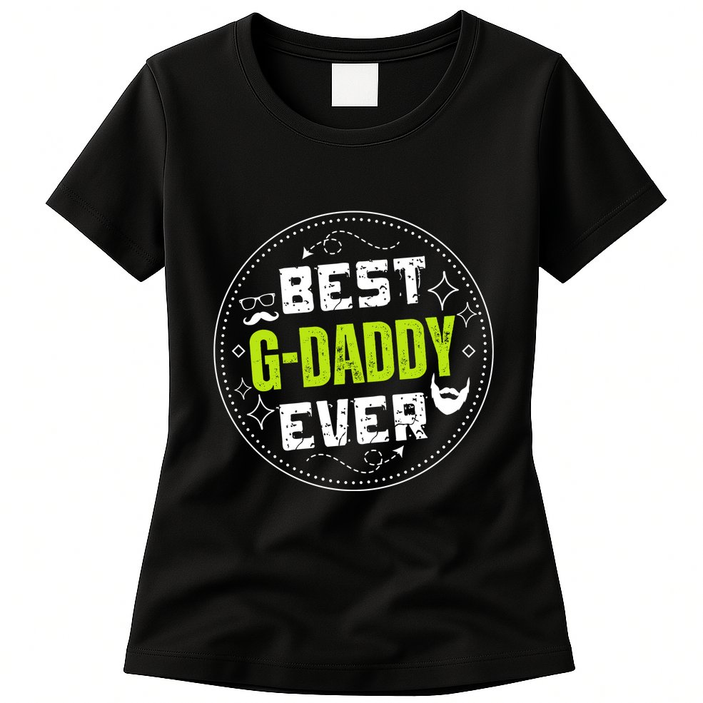 Best Gdaddy Ever Funny Retro Vintage Gdaddy Womens T-Shirt