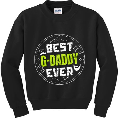 Best Gdaddy Ever Funny Retro Vintage Gdaddy Kids Sweatshirt