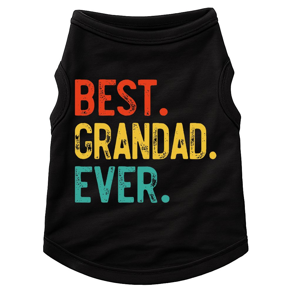 Best Grandad Ever Father's Day Grandad Doggie Tank
