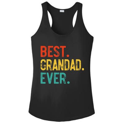 Best Grandad Ever Father's Day Grandad Ladies PosiCharge Competitor Racerback Tank