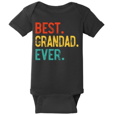 Best Grandad Ever Father's Day Grandad Baby Bodysuit