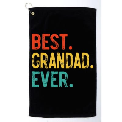 Best Grandad Ever Father's Day Grandad Golf Towel