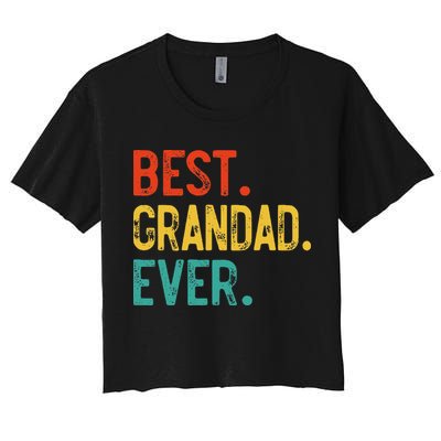 Best Grandad Ever Father's Day Grandad Crop Top