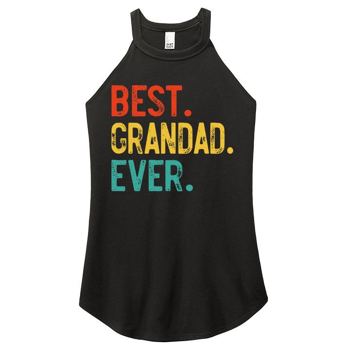 Best Grandad Ever Father's Day Grandad Women's Perfect Tri Rocker Tank
