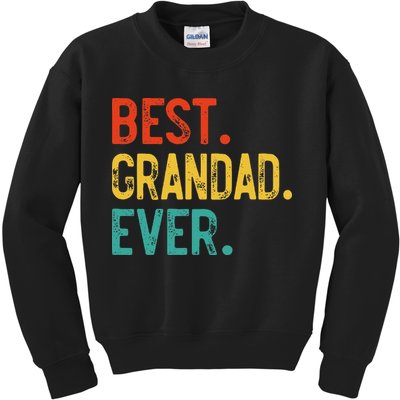Best Grandad Ever Father's Day Grandad Kids Sweatshirt