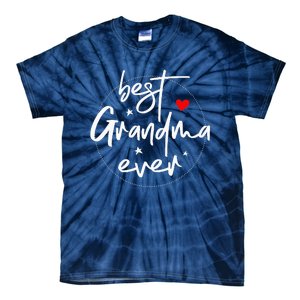 Best Grandma Ever Grandma Tie-Dye T-Shirt