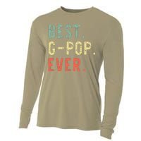 Best GPop Ever Family Funny Gpop Retro Vintage Cooling Performance Long Sleeve Crew